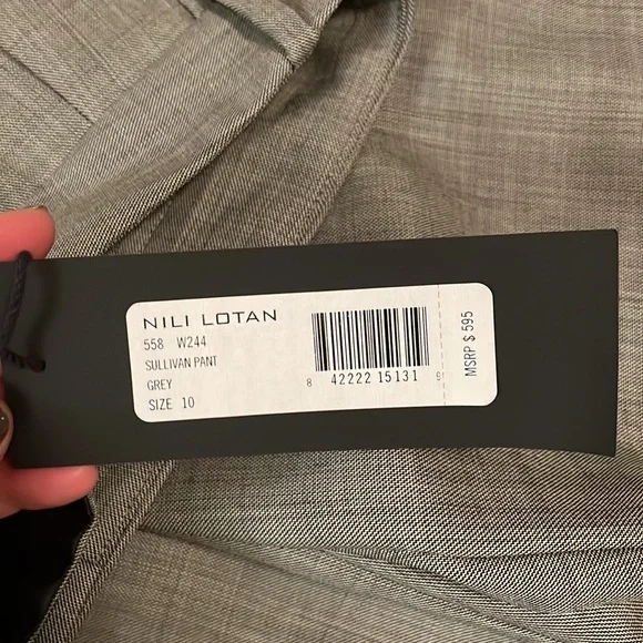 Nili Lotan Sullivan Pant 10 - Picture 4 of 9